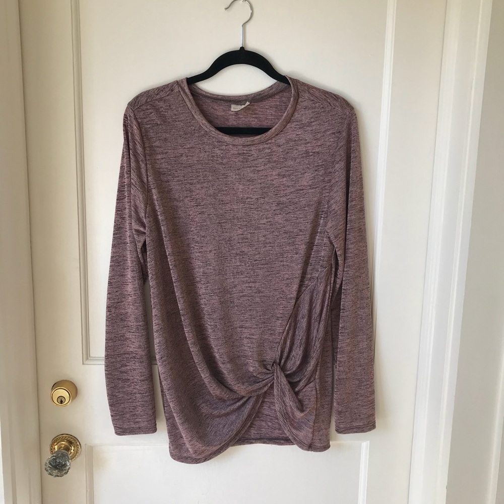 Goldspark pink metallic top